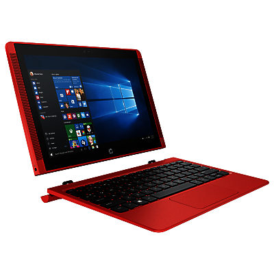 HP Pavilion x2 Detachable Laptop, Intel Atom, 2GB RAM, 32GB eMMC, 10.1  Touch Screen with Free MS Office Mobile Sunset Red